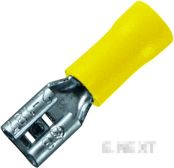 CABLE SHOE, INSULATED E.TERMINAL.STAND.FDD5.5.250 (DD.F.4.6)