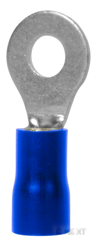 CABLE SHOE,INSULATED E.TERMINAL.STAND.RV2.2.5.BLUE 1.5-2.5 MM², BLUE