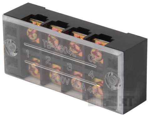 ANSCHLUSSKARTE MIT SCHUTZABDECKUNG E.TC.PROTECT.35.4, 35A, 4-POLIG