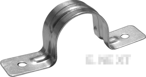 СКОБА E.MET.CLIPS.STAND.18.2S ЗА МЕТАЛОРЪКАВ /ГОФРА/18MM(3/4"), ДВУСТРАННА
