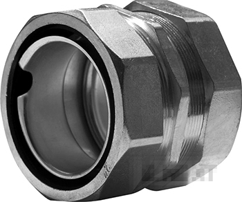 СЪЕДИНИТЕЛ OF E.MET.CONNECT.STAND.SLDX.15 ЗА МЕТАЛОРЪКАВ /ГОФРА/ 15MM