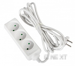 РАЗКЛОНИТЕЛ E.ES.3.1.5.B 3 ГНЕЗДА, 1.5 М, БЕЗ ЗАЩИТА, BABY PROTECT