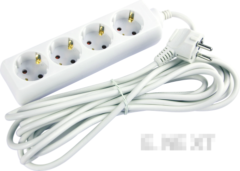 POWER SUPPLY E.ES.4.3.Z.B 4 SOCKETS, 3 M, WITH PROTECTION, BABY PROTECT
