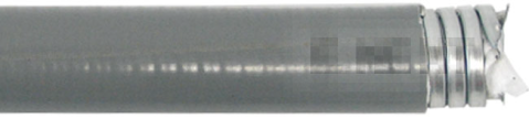 CORRUGATED PIPE METAL WITH PVC COATING, UV E.MET.SLEEVE.STAND.PROOF.SLFG.13 (100M)
