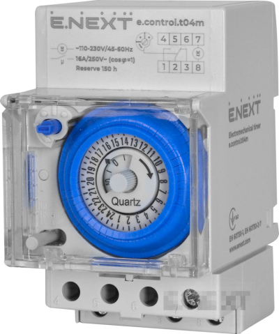 ZEITRELAIS ELEKTROMECHANISCH E.CONTROL.T04M