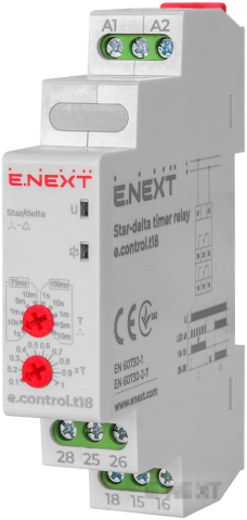 STAR/DELTA TYPE TIME RELAY E.CONTROL.T18
