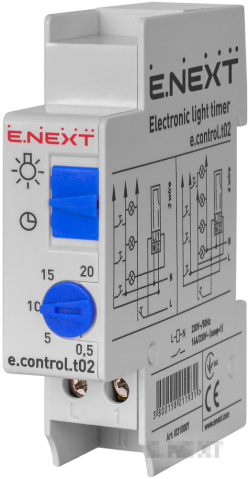 ZEITRELAIS ELEKTRONISCH E.CONTROL.T02