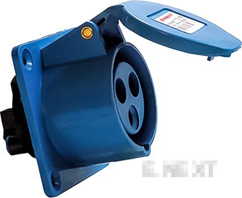 КОНТАКТ ИНДУСТРИАЛЕН ЗА ТАБЛО E.SOCKET.PRO.5.32.WALL, 5P., 380V, 32А (425)