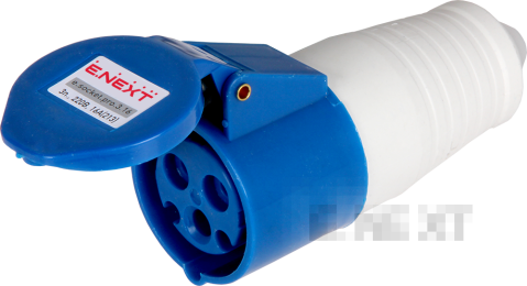 КОНТАКТ ИНДУСТРИАЛЕН ПРЕНОСИМ E.SOCKET.PRO.3.16, 3P., 220V, 16А (213)