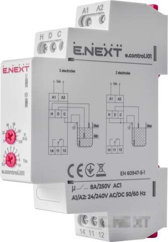 РЕЛЕ ЗА КОНТРОЛ НА НИВО НА ТЕЧНОСТ E.CONTROL.L01