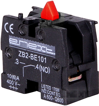 CONTACT ELEMENT E.CB.STAND.N.WITH RED, RED NC, FOR E.CS.STAND.XAC.A.
