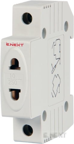 МОДУЛЕН КОНТАКТ ЗА DIN ШИНА E.SOCKET.STAND.DIN, 230 V