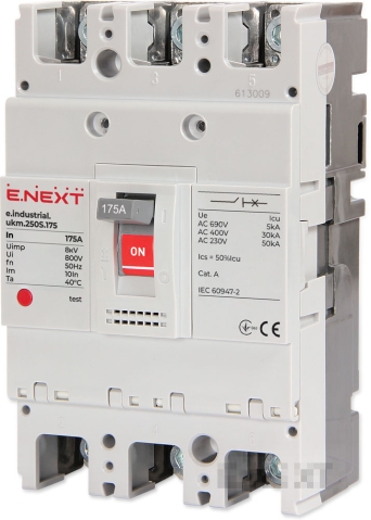 CIRCUIT BREAKER E.INDUSTRIAL.UKM.250S.175, 3P, 175A