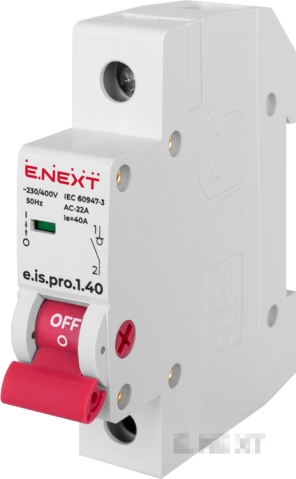 LOAD SWITCH E.IS.PRO.1.40, 1P, 40A