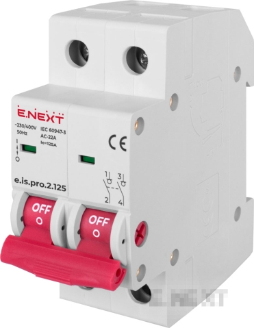LOAD SWITCH E.IS.PRO.2.125, 2P, 125A