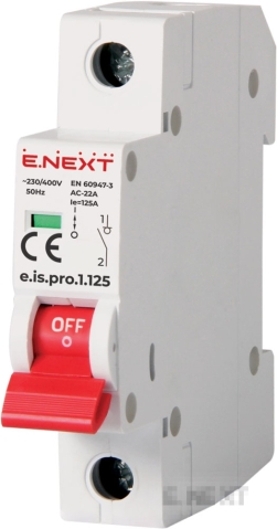 LOAD SWITCH E.IS.PRO.1.125, 1P, 125A