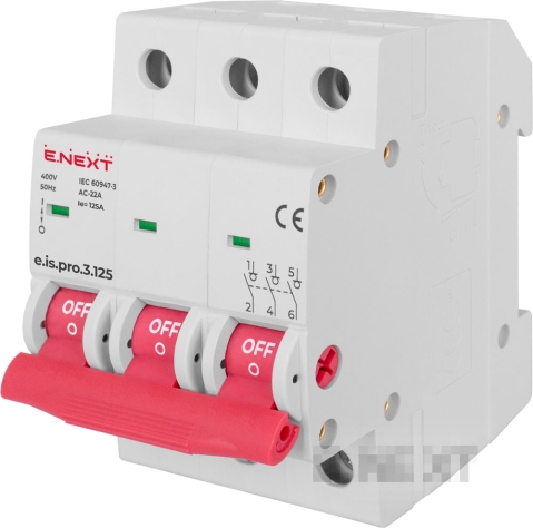 LOAD SWITCH E.IS.PRO.3.125, 3P, 125A