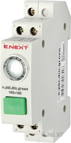 DIN-BUS INDICATOR BUTTON E.PBI.DIN.GREEN