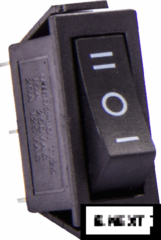 Превключвател клавишен e.switch.key.05, 3 pin, 1-0-2
