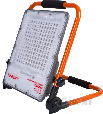 Акумулаторен LED прожектор E.LED.FLOOD.STAND.EMERG.20