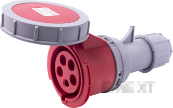 Portable power socket E.SOCKET.225.32.67, 5P, 400V, 32A, IP67