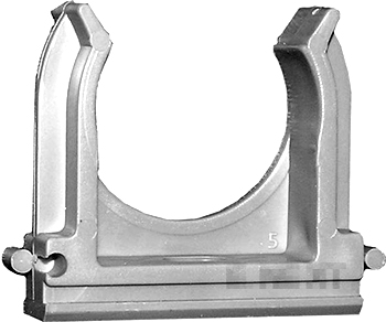 Клипса E.G.TUBE.CLIP.STAND.25 за гофрирана тръба Ø25 mm, пакет 50 броя