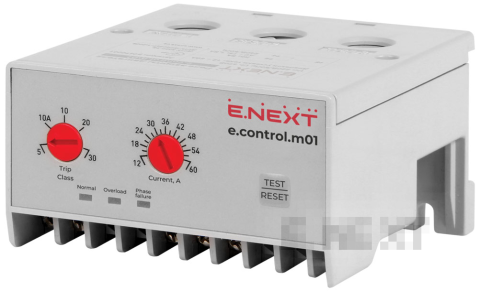Motor protection relay e.control.m01, 12–60A