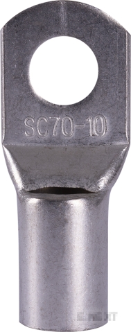 Cable lug with ear e.end.stand.c.70, D10.5