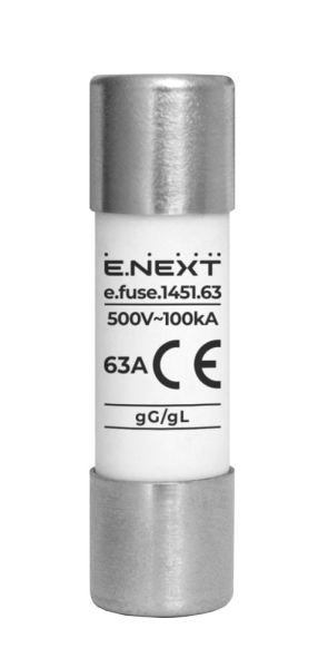СТОПЯЕМ ПРЕДПАЗИТЕЛ E.FUSE.1451.63A, 14Х51, 63А