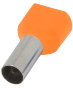 КАБЕЛНА ОБУВКА,ИЗОЛИРАНА E.TERMINAL.STAND TE.2.0.75.ОРАНЖЕВА (TE7508 ORANGE) 2X0,75 MM²,ОРАНЖЕВА