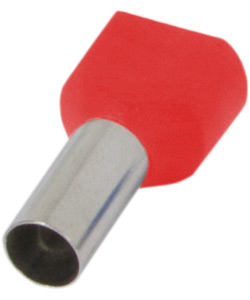 КАБЕЛНА ОБУВКА, E.TERMINAL.STAND TE.2.1.RED (TE1010 ЧЕРВЕНА) 2X1 MM², ЧЕРВЕНА