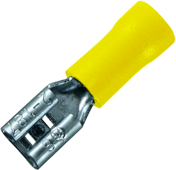CABLE SHOE, INSULATED E.TERMINAL.STAND.FDD5.5.250 (DD.F.4.6)