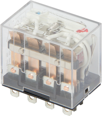 INTERMEDIATE RELAY E.CONTROL.P1046L WITH LED INDICATION 10A, 4 GROUPS OF CONTACTS, COIL 230V AC