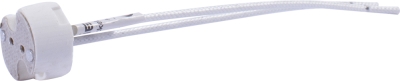 ФАСУНГ КЕРАМИЧЕН G5, 3 , ДЪЛЖИНА НА ПРОВОДНИКА 12 CM E.LAMP SOCKET.G5,3.12CM