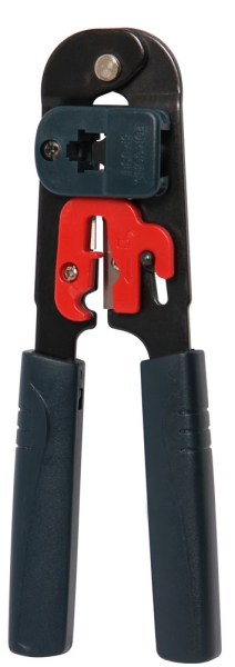 КЛЕЩИ E.TOOL.CRIMP.HT.208.M ЗА КРИМПВАНЕ НА КОНЕКТОРИ, ОГОЛВАНЕ И РЯЗАНЕ НА КАБЕЛ