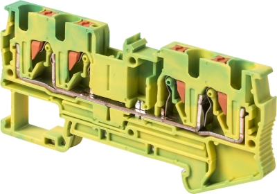 LINE TERMINAL YELLOW-GREEN E.TC.Z.DIN.SPRING.4.2-2