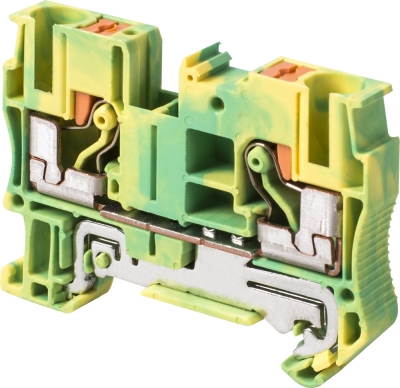 LINE TERMINAL YELLOW-GREEN E.TC.Z.DIN.SPRING.6