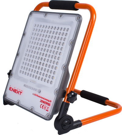 Акумулаторен LED прожектор E.LED.FLOOD.STAND.EMERG.20