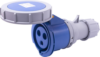 Portable power socket E.SOCKET.223.32.67, 3P, 230V, 32A, IP67