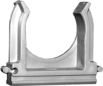 Клипса E.G.TUBE.CLIP.STAND.32 за гофрирана тръба Ø32 mm, пакет 25 броя
