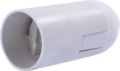 ФАСУНГ ПЛАСТМАСОВ Е14, БЯЛ E.LAMP SOCKET.E14.PL.WHITE