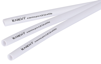 Термосвиваем шлаух с лепилен слой e.termo.pro.4.8.1.6.white, 4,8/1,6 мм, 1 м, бял