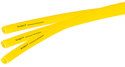 Термосвиваем шлаух с лепилен слой e.termo.pro.4.8.1.6.yellow, 4,8/1,6 мм, 1 м, жълт