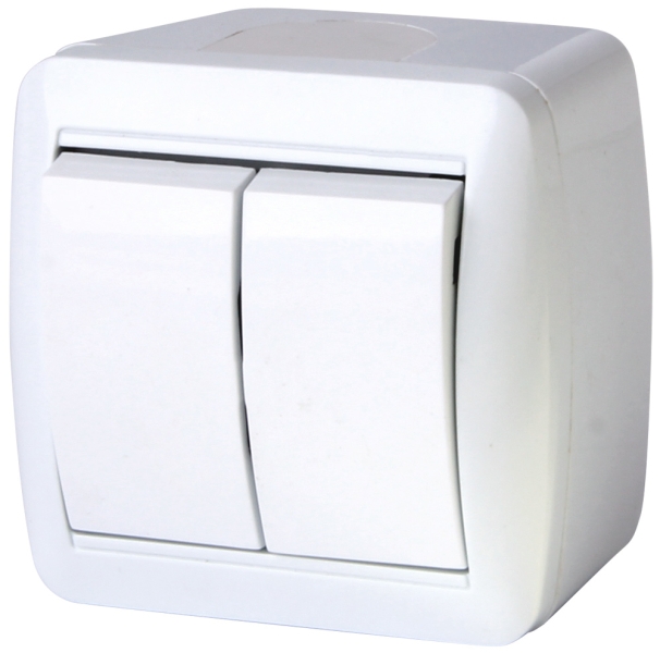 Aufputzschalter und -steckdosen (IP44 / IP54)