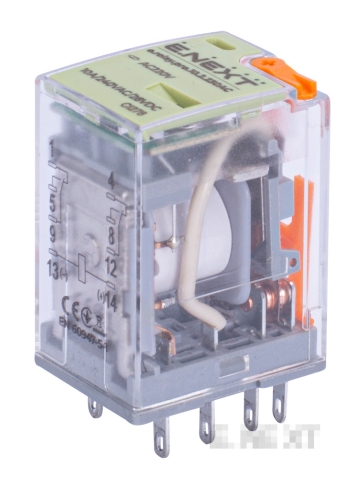 Междинно реле E.NEXT 10A 230V AC 2CO