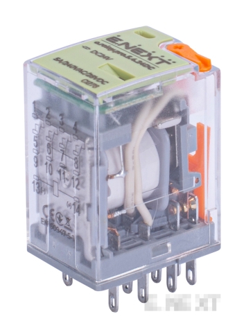 Междинно реле E.NEXT 5A 24V DC 4CO