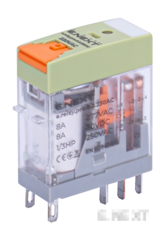Intermediate relay 8A 230V AC 2CO E.NEXT e.relay.pro