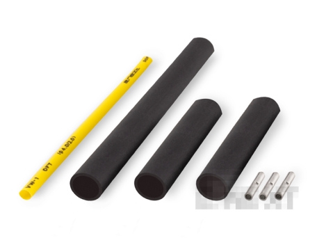 Self-regulating heating cable connection kit