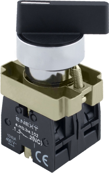 Превключвател E.MB.BJ25 2 позиции 1NO+1NC E.NEXT