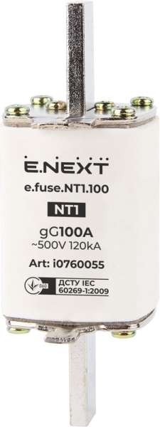 AC стопяем предпазител E.FUSE NT1 100A E.NEXT